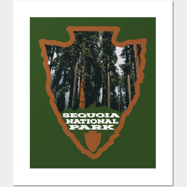 Sequoia National Park arrowhead Wall Art by nylebuss